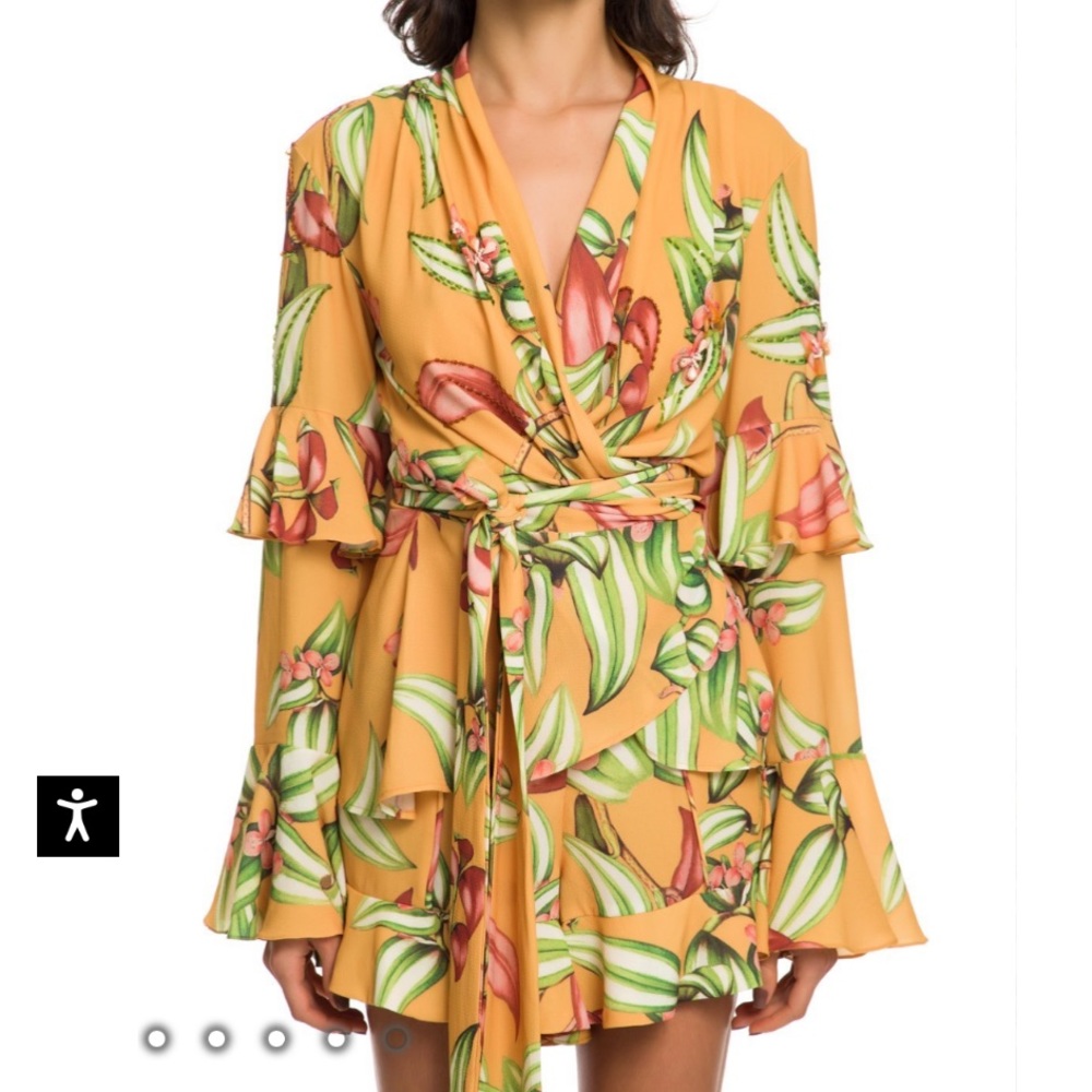 PatBo Zebrina Ruffle Hem Short